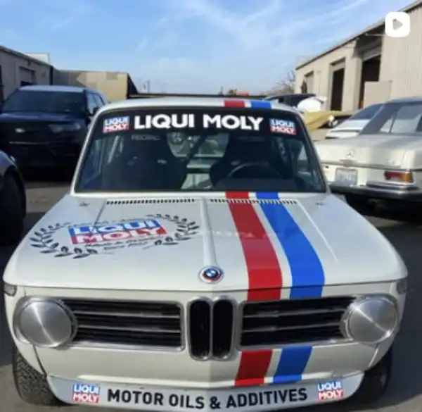 Custom vintage race livery paint job on a BMW 2002 at SV Collisions