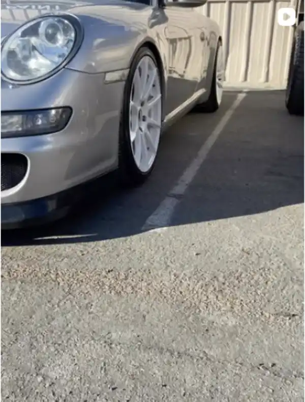 Porsche GT3 wheel and fitment detail after service